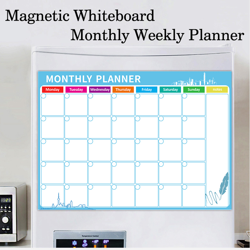 Magnetic Weekly Monthly Planne - Magnetic Whiteboard Calendar 评论和价格