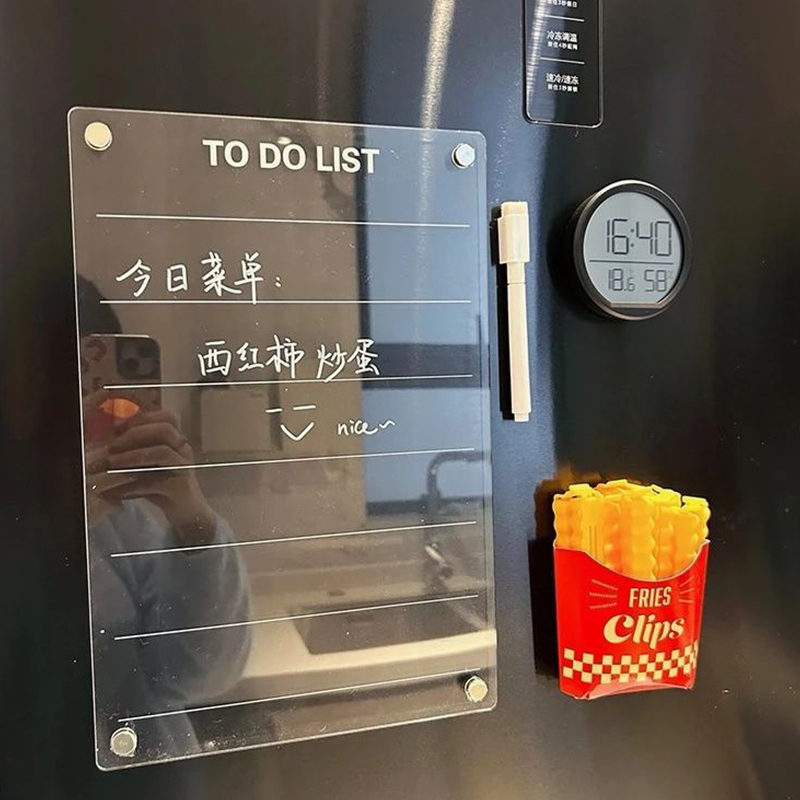 Acrylic Refrigerator Magnet Ca - Magnetic Whiteboard Calendar 评论和价格