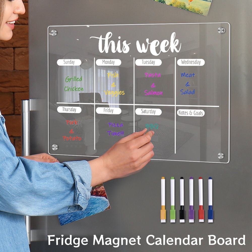 Fridge Magnet Calendar Board W - Magnetic Whiteboard Calendar 评论和价格