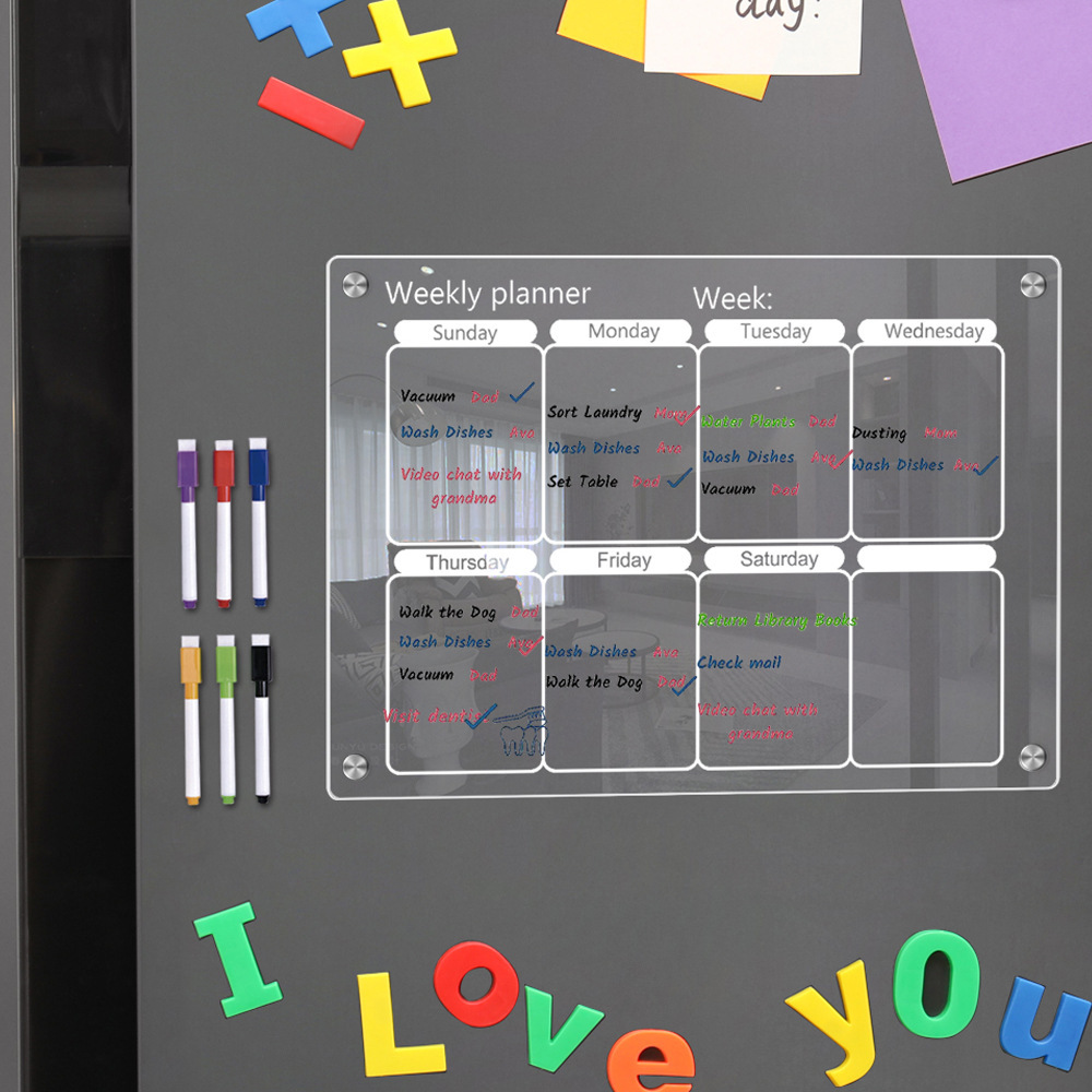 Fridge Magnet Calendar Board W - Magnetic Whiteboard Calendar 评论和价格
