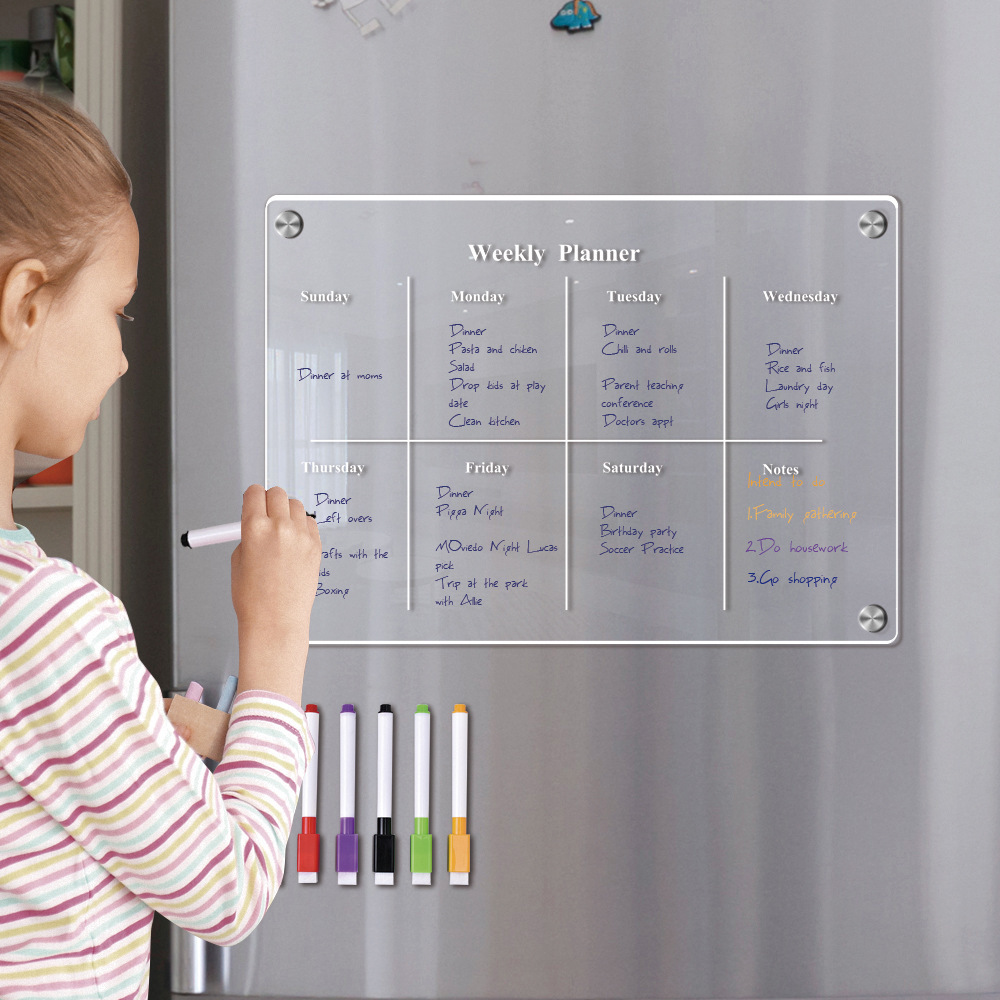 Fridge Magnet Calendar Board W - Magnetic Whiteboard Calendar 评论和价格
