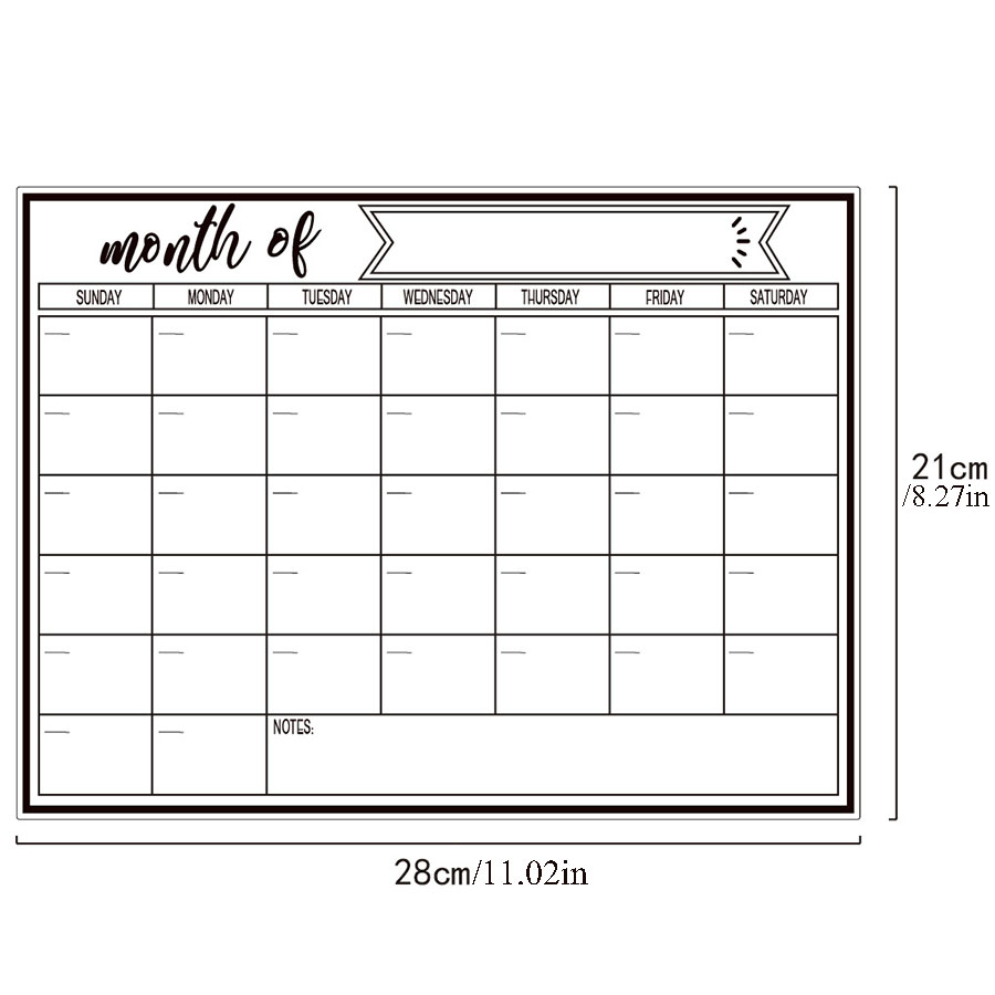 Fridge Magnetic Whiteboard Sti - Magnetic Whiteboard Calendar 评论和价格