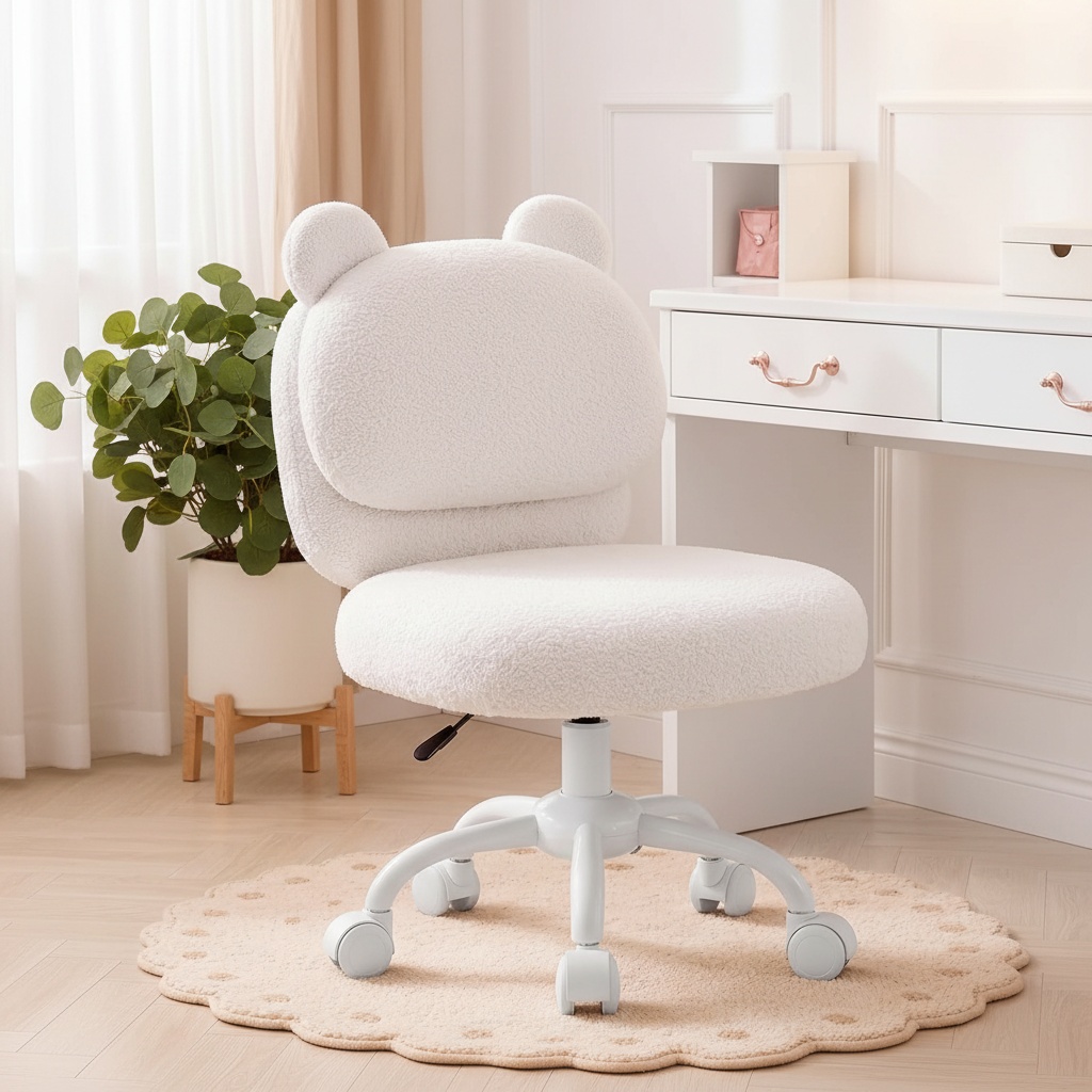 Vanity Chair, Cute Desk Chair, - Office Furniture Hon 评论和价格