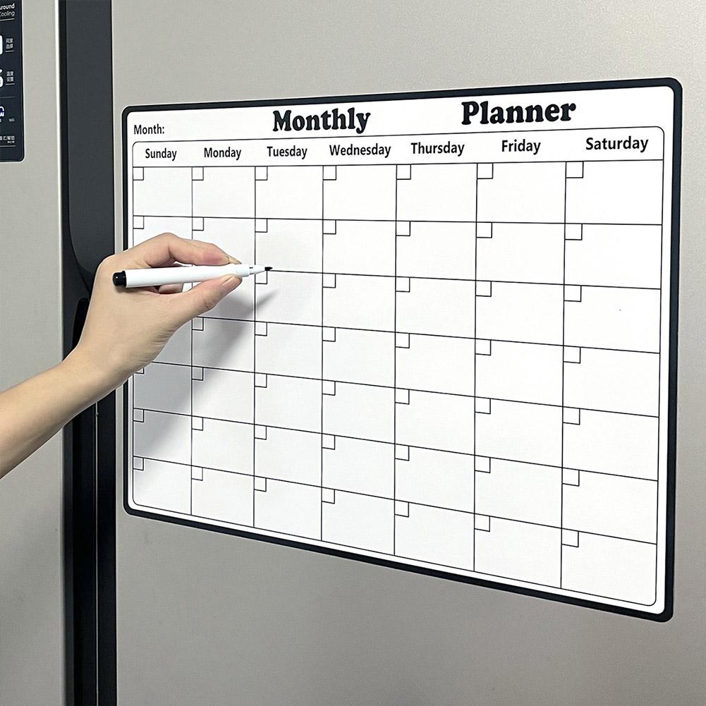 Stylish Magnetic Dry Erase Cal - Magnetic Whiteboard Calendar 评论和价格