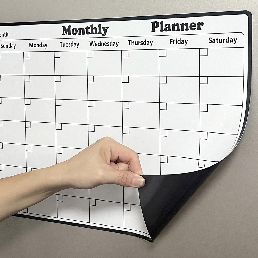 Stylish Magnetic Dry Erase Cal - Magnetic Whiteboard Calendar 评论和价格