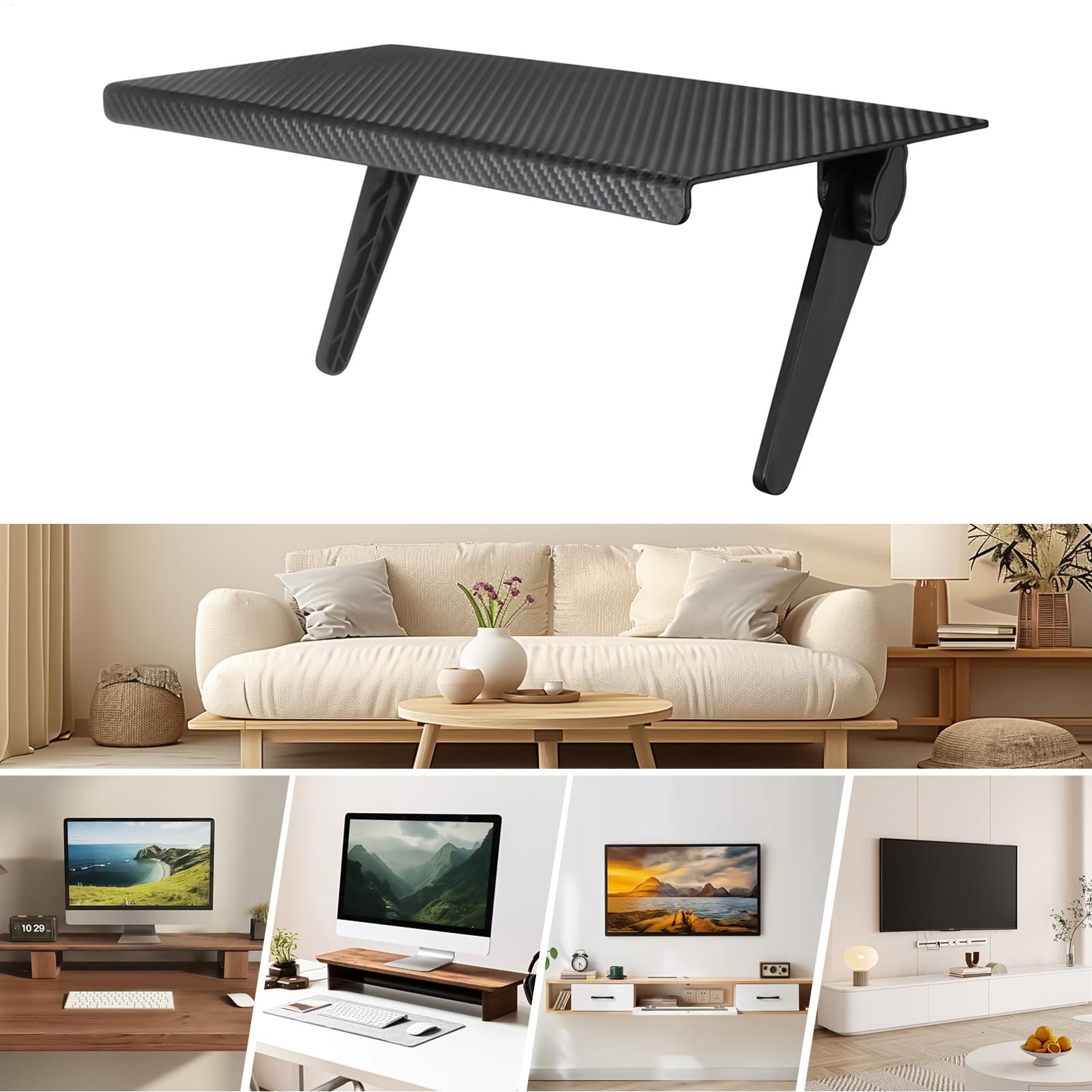 TV Shelf For Cable Box 13in DV - Adjustable Monitor Mount 评论和价格