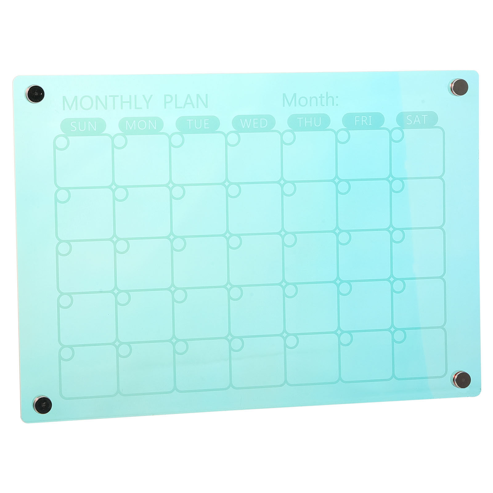 Acrylic Magnetic Dry Erase Mon - Magnetic Whiteboard Calendar 评论和价格