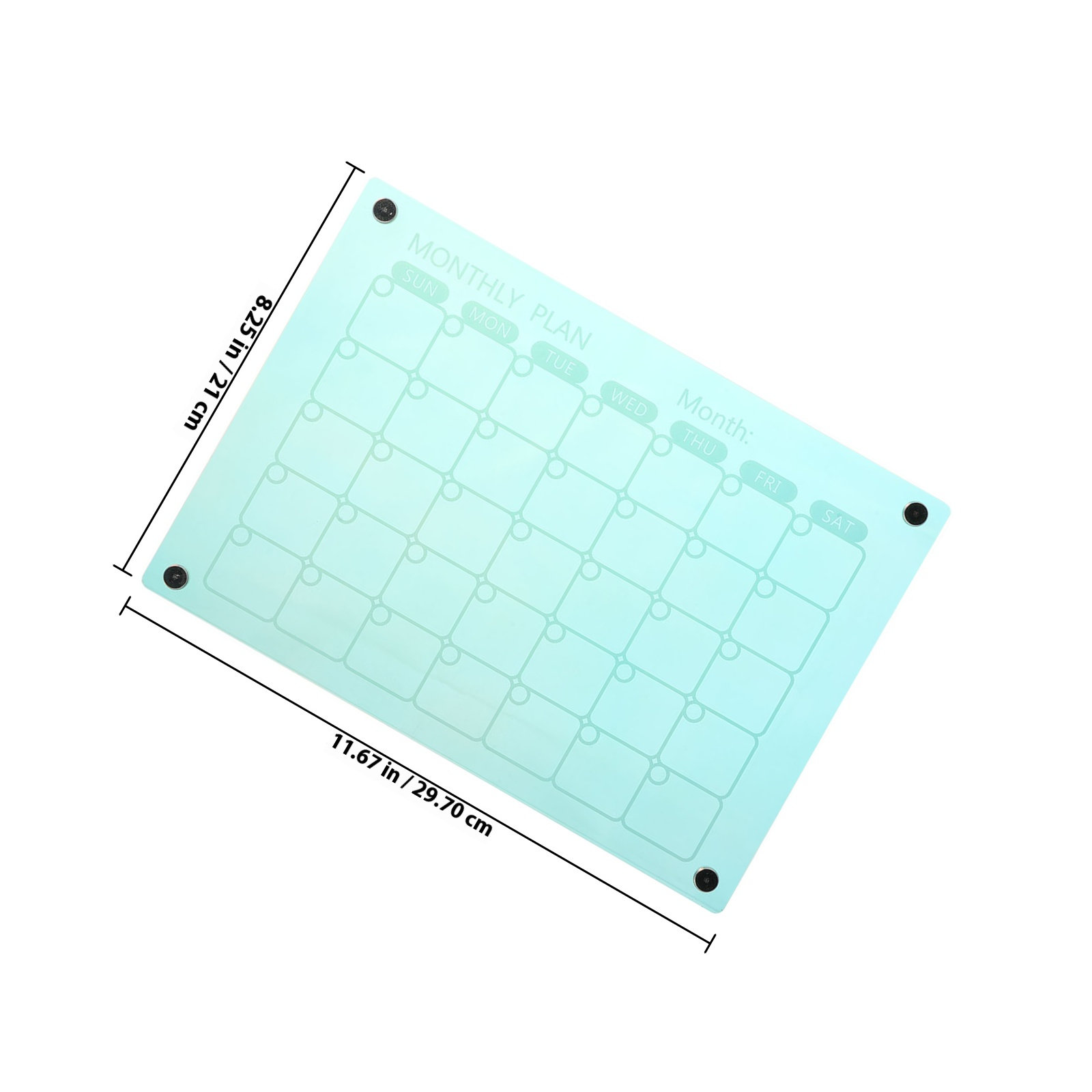 Acrylic Magnetic Dry Erase Mon - Magnetic Whiteboard Calendar 评论和价格