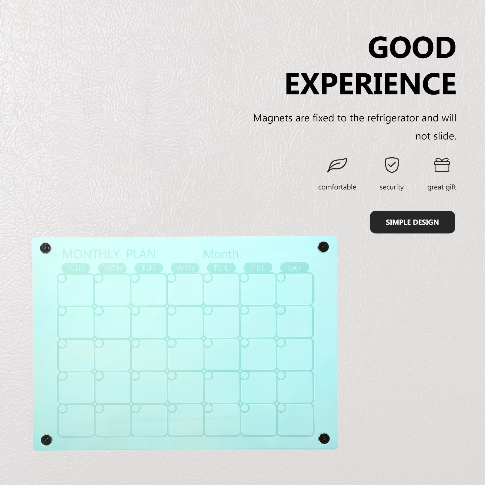 Acrylic Magnetic Dry Erase Mon - Magnetic Whiteboard Calendar 评论和价格