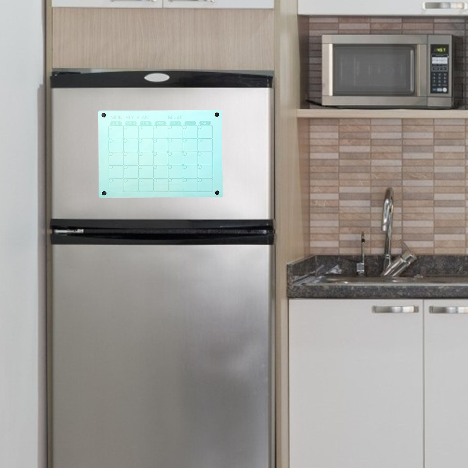 Acrylic Magnetic Dry Erase Mon - Magnetic Whiteboard Calendar 评论和价格