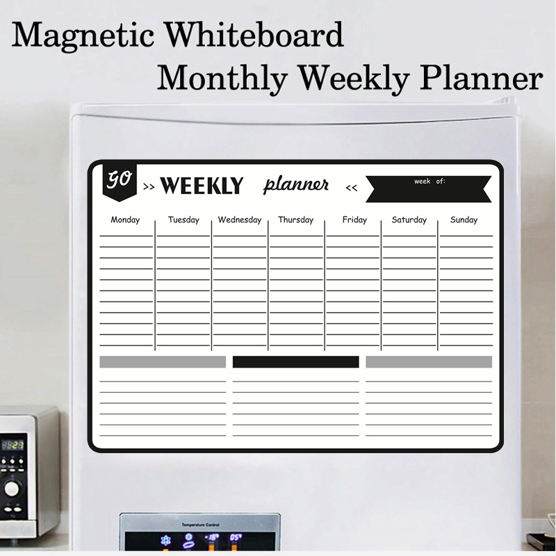 A3 Size Magnetic Monthly Weekl - Magnetic Whiteboard Calendar 评论和价格