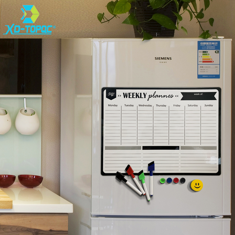 A3 Magnetic Weekly & Monthly P - Magnetic Whiteboard Calendar 评论和价格