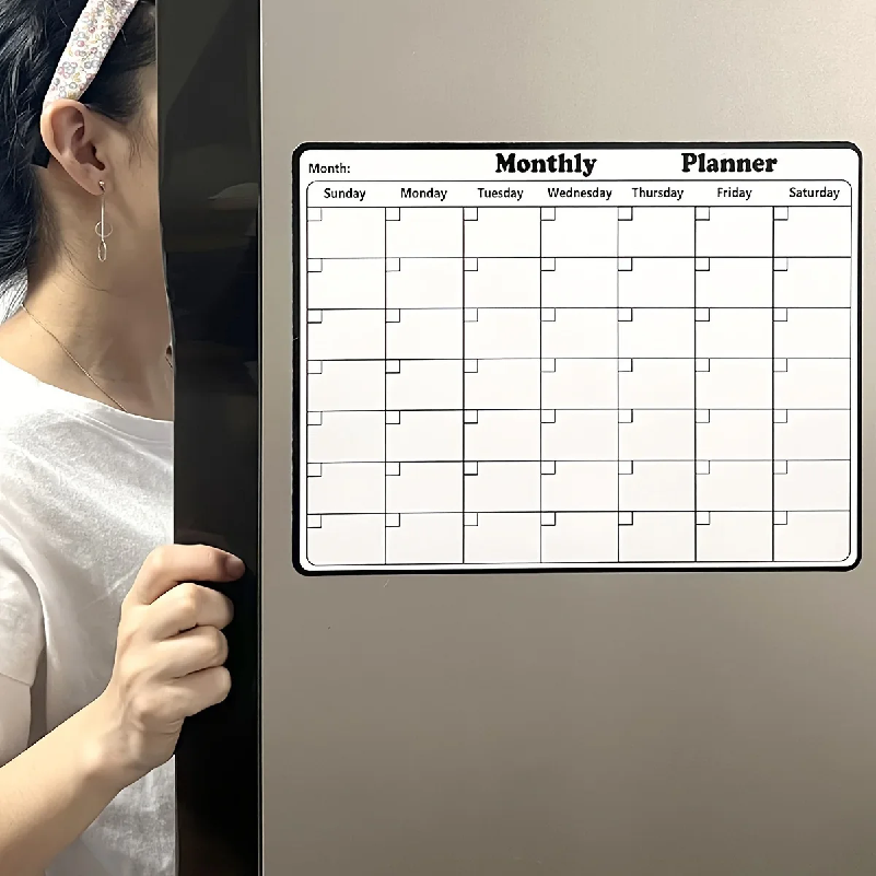 Magnetic Refrigerator Dry Eras - Magnetic Whiteboard Calendar 评论和价格