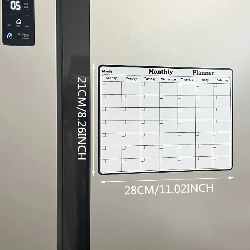 Magnetic Refrigerator Dry Eras - Magnetic Whiteboard Calendar 评论和价格