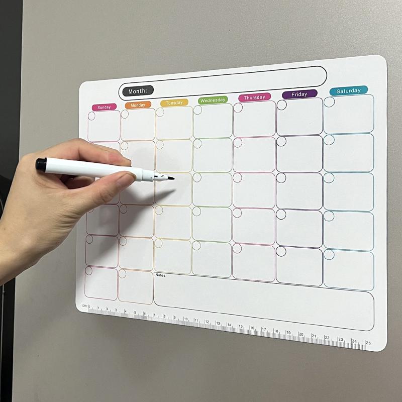 📚 Magnetic Refrigerator Dry Er - Magnetic Whiteboard Calendar 评论和价格