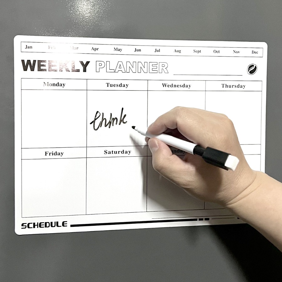 Erasable Week Plan Schedule Ca - Magnetic Whiteboard Calendar 评论和价格